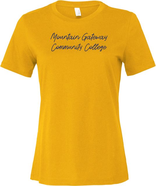 Mountain Gateway Bella + Canvas Womens Relaxed Cotton T Shirt Mountain Gateway CC Script - ONLINE ONLY