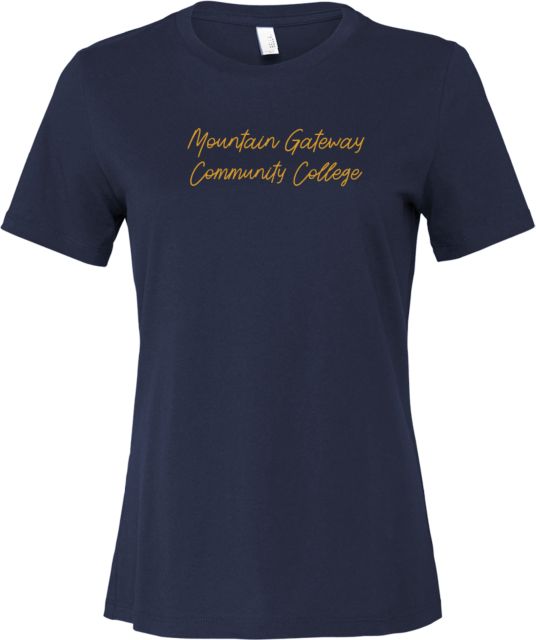 Mountain Gateway Bella + Canvas Womens Relaxed Cotton T Shirt Mountain Gateway CC Script - ONLINE ONLY