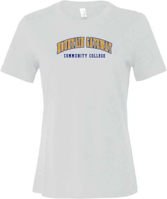 Mountain Gateway Bella + Canvas Womens Relaxed Cotton T Shirt Mountain Gateway CC Arched - ONLINE ONLY