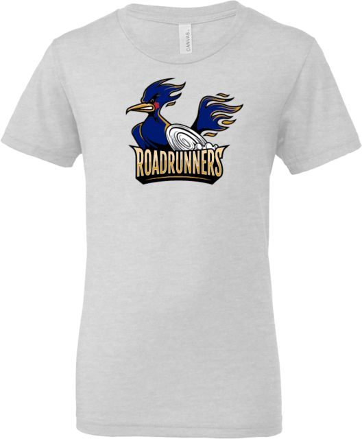 Mountain Gateway Bella + Canvas Youth Ash Jersey T Shirt Mountain Gateway CC Roadrunners Mascot - ONLINE ONLY