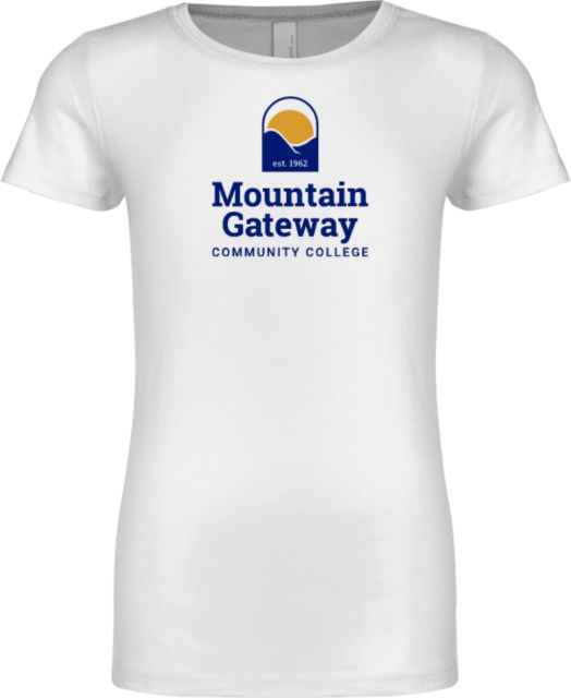 Mountain Gateway Next Level Girls Fashion Fit T Shirt Mountain Gateway CC Stacked - ONLINE ONLY