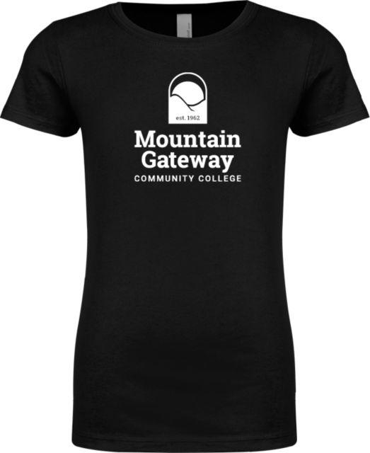 Mountain Gateway Next Level Girls Fashion Fit T Shirt Mountain Gateway CC Stacked - ONLINE ONLY