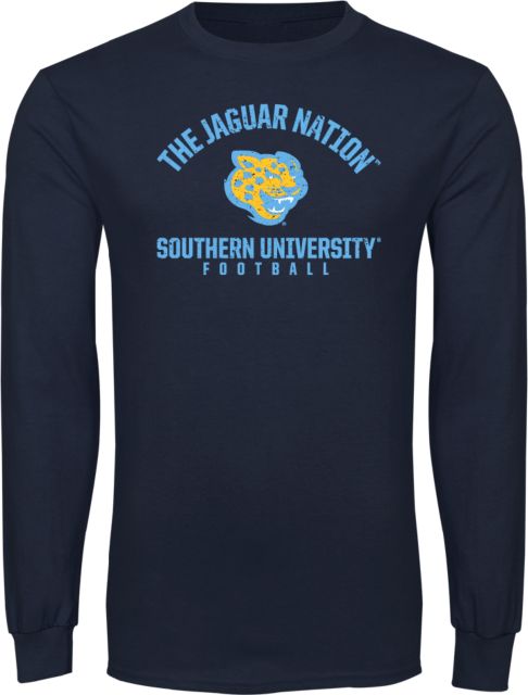 : Extremen Men's Southern University Jaguars Long Sleeve O Neck t  Shirt : Sports & Outdoors