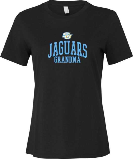 Southern University Bella + Canvas Womens Relaxed Cotton T Shirt SU Jaguars Grandma - ONLINE ONLY