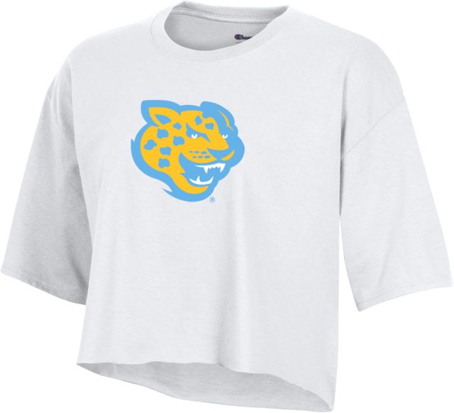 Southern University Champion Womens Crop Tee Souther University Jaguar Head - ONLINE ONLY