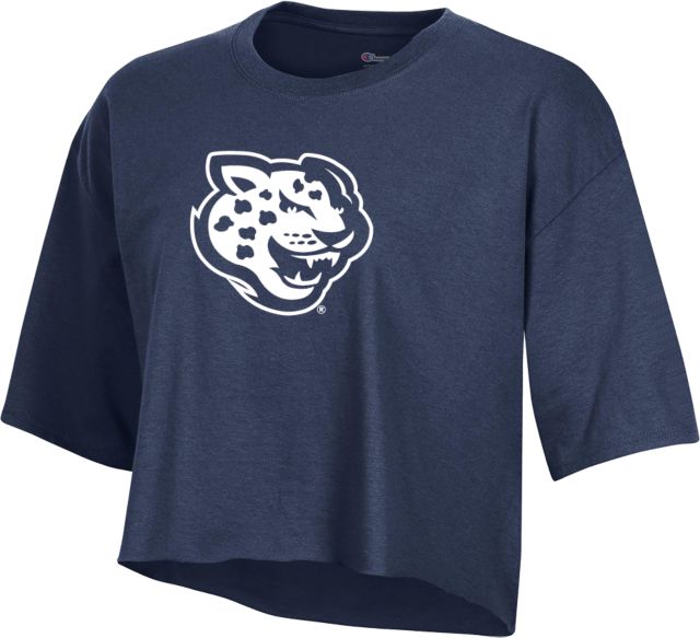 Southern University Champion Womens Crop Tee Souther University Jaguar Head - ONLINE ONLY