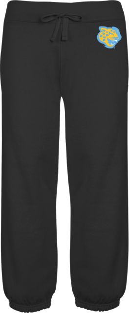 Southern University ENZA Womens Banded Fleece Capri Souther University Jaguar Head - ONLINE ONLY