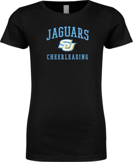 Southern University Next Level Girls Fashion Fit T Shirt Jaguars Cheerleading - ONLINE ONLY