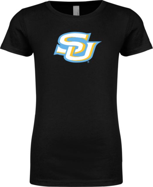 Southern University Next Level Girls Fashion Fit T Shirt Interlocking SU - Primary Athletics Mark - ONLINE ONLY