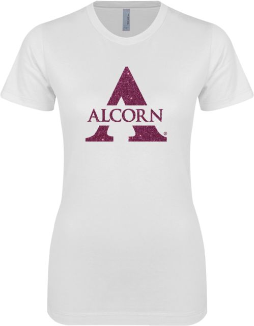 Alcorn Next Level Ladies SoftStyle Junior Fitted Tee Alcorn A Glitter Glitter - ONLINE ONLY