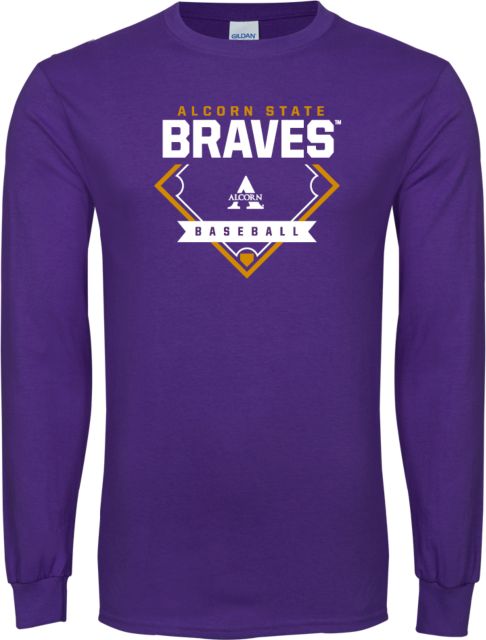 Alcorn Long Sleeve T Shirt Alcorn State Baseball - ONLINE ONLY