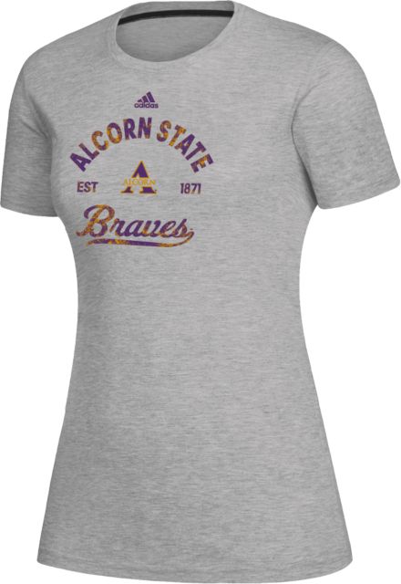 Alcorn Adidas Womens Medium Creator Performance  Tee Adidas Arched Est Design Alcorn - ONLINE ONLY