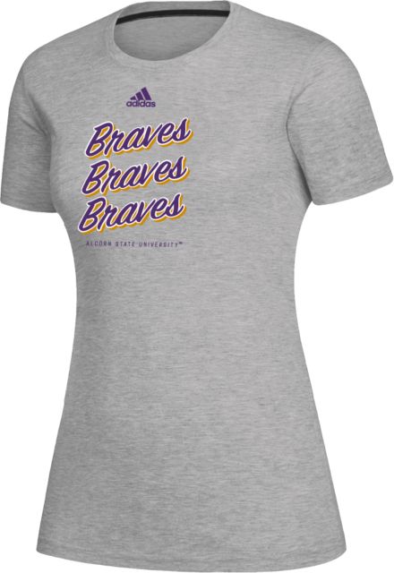 Alcorn Adidas Womens Medium Creator Performance  Tee Adidas Repeat Design Alcorn - ONLINE ONLY