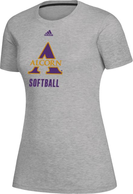 Alcorn Adidas Womens Medium Creator Performance  Tee Adidas Alcorn Softball - ONLINE ONLY