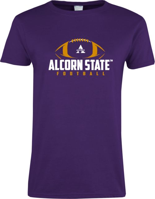 Alcorn Ladies T Shirt Alcorn State Football - ONLINE ONLY