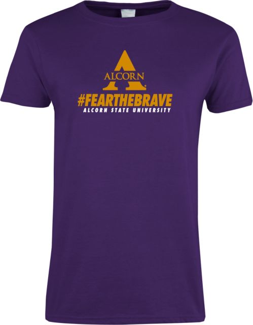Alcorn Ladies T Shirt Fear the Brave - ONLINE ONLY