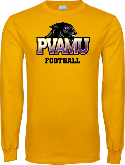 Prairie View AandM Long Sleeve T Shirt Football - ONLINE ONLY