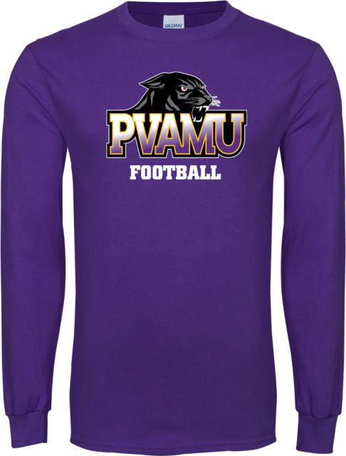 Prairie View AandM Long Sleeve T Shirt Football - ONLINE ONLY