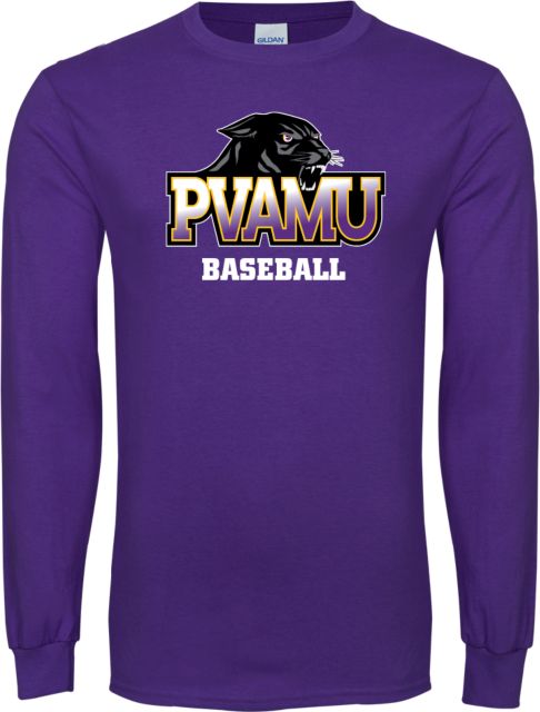 Prairie View AandM Long Sleeve T Shirt Baseball - ONLINE ONLY
