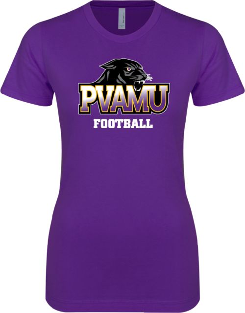 Prairie View AandM Next Level Ladies SoftStyle Junior Fitted Tee Football - ONLINE ONLY