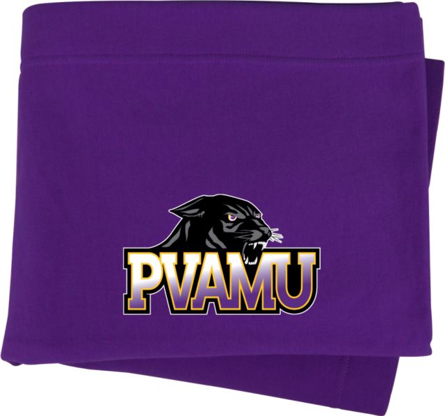 Prairie View AandM Sweatshirt Blanket Official Logo - ONLINE ONLY