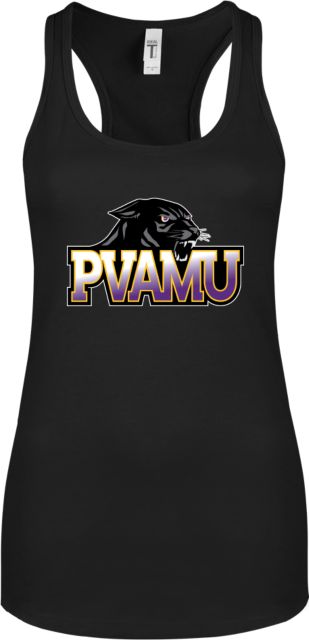 Prairie View AandM Next Level Ladies Ideal Racerback Tank Official Logo - ONLINE ONLY