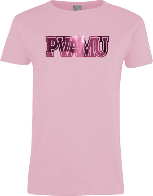 Prairie View AandM Ladies T Shirt PVAMU Foil - ONLINE ONLY