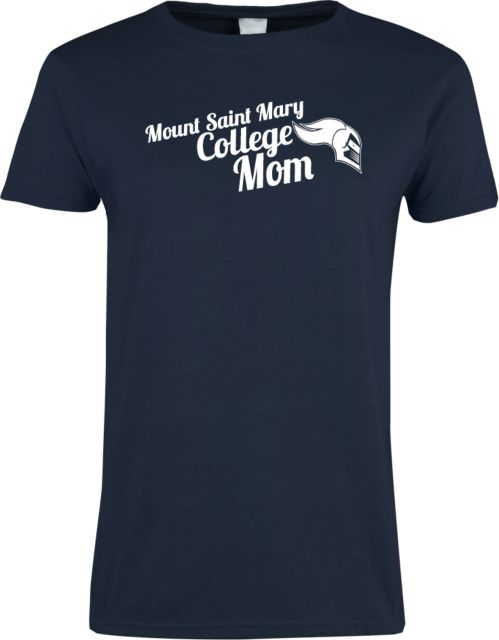 Mount St. Mary Womens Short Sleeve Tee Mount Saint Mary College Mom - ONLINE ONLY