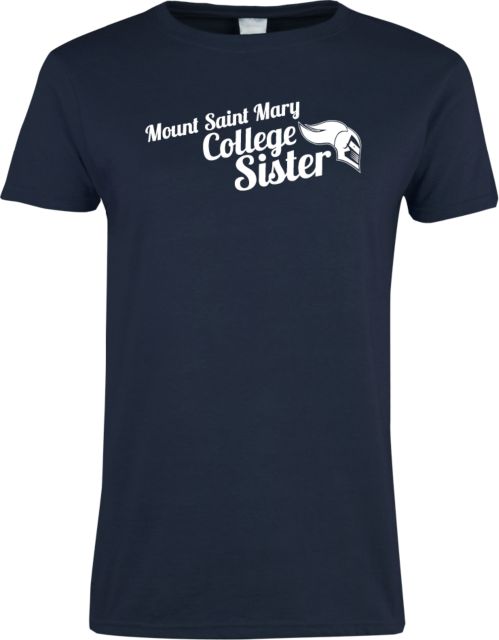 Mount St. Mary Womens Short Sleeve Tee Mount Saint Mary College Sister - ONLINE ONLY