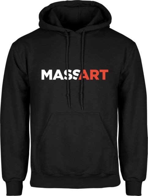 Mass College of Art Fleece Hoodie MASSART Wordmark - ONLINE ONLY