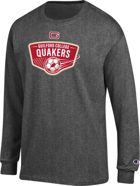 Guilford College Champion Long Sleeve T Shirt Guilford Quakers -  Soccer Plaque - ONLINE ONLY