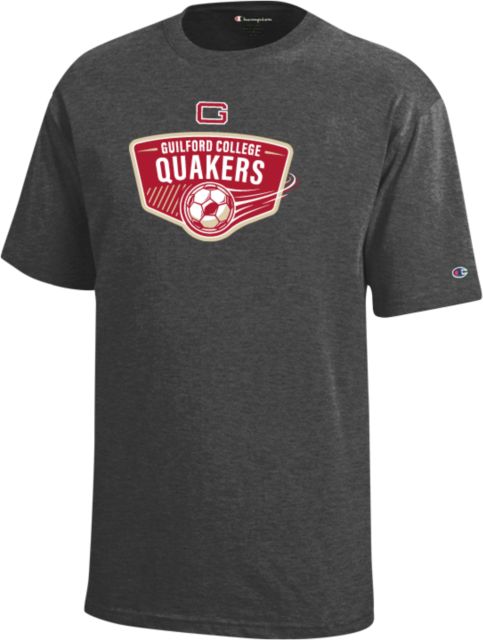 Guilford College Champion Youth Short Sleeve Tee Guilford Quakers -  Soccer Plaque - ONLINE ONLY
