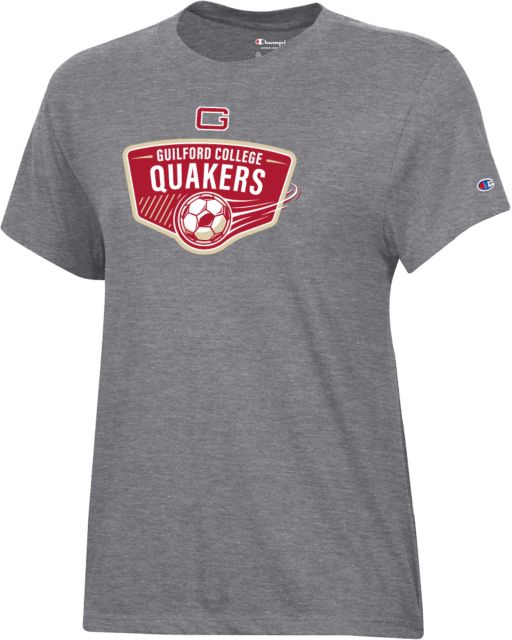 Guilford College Champion Womens Core Short Sleeve Tee Guilford Quakers -  Soccer Plaque - ONLINE ONLY