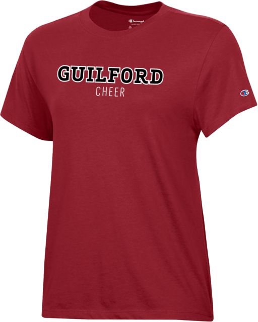 Guilford College Champion Womens Core Short Sleeve Tee Guilford - Cheer - ONLINE ONLY