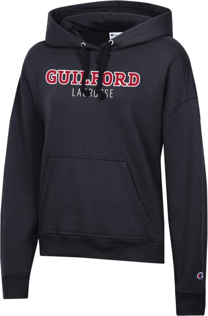 Guilford College Champion Womens Powerblend Pullover Hood Guilford - Lacrosse - ONLINE ONLY