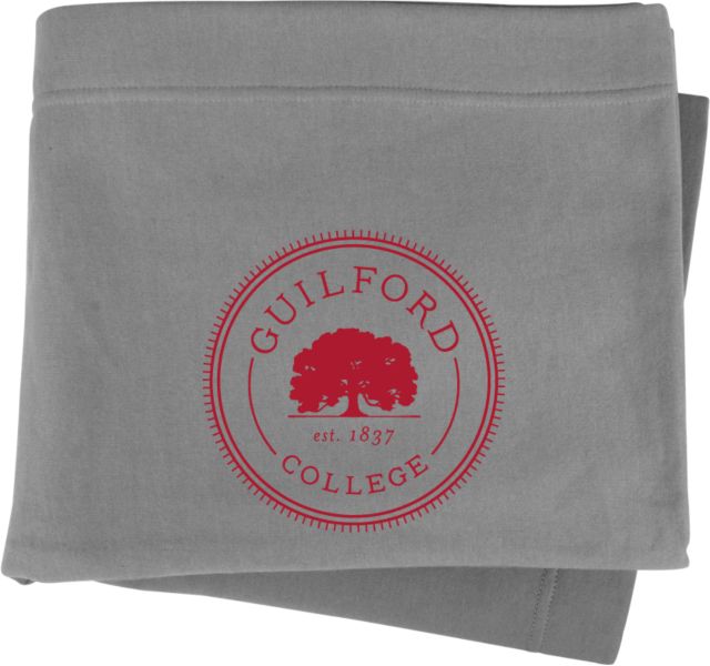 Guilford College Sweatshirt Blanket Guilford College Mini Emblem - ONLINE ONLY