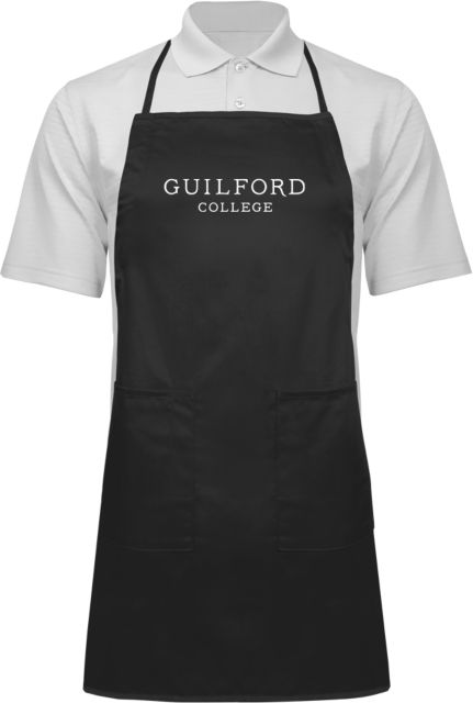Guilford College Full Length Apron Guilford College Wordmark - No Shadow - ONLINE ONLY