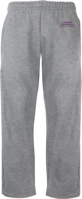 Virginia Peninsula Fleece Open Bottom Pant Virginia Peninsula Community College Stacked - ONLINE ONLY