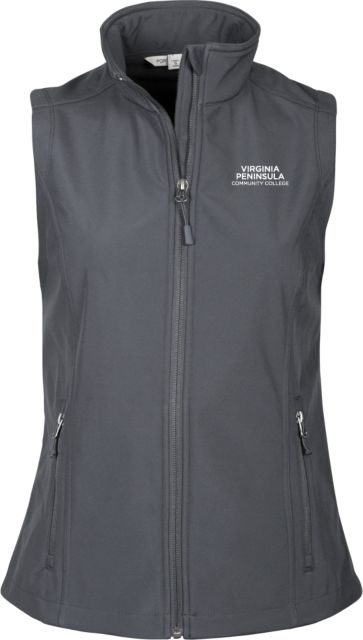 Virginia Peninsula Womens Core Softshell Vest Virginia Peninsula Community College Stacked - ONLINE ONLY