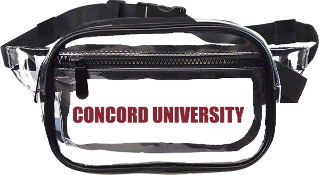 Concord Clear Fanny Pack Concord University Flat - ONLINE ONLY