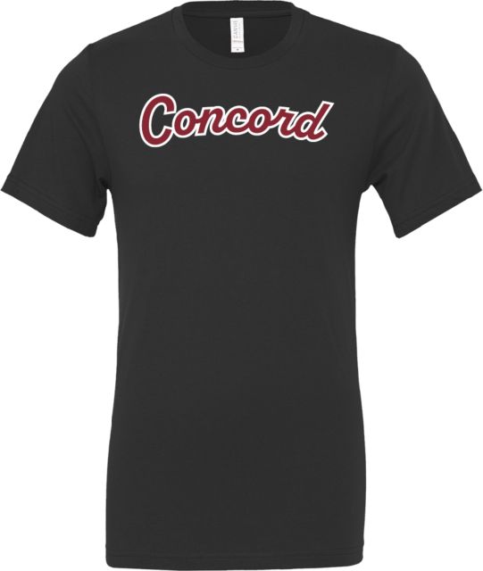 Concord Bella + Canvas Jersey Cotton T Shirt Concord Script - ONLINE ONLY