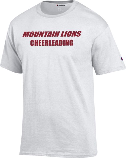 Concord Champion T Shirt Mountain Lions Cheerleading - ONLINE ONLY