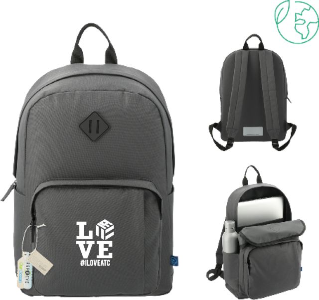 Atlanta Tech College Repreve Ocean Everyday Computer Backpack I Love ATC - ONLINE ONLY