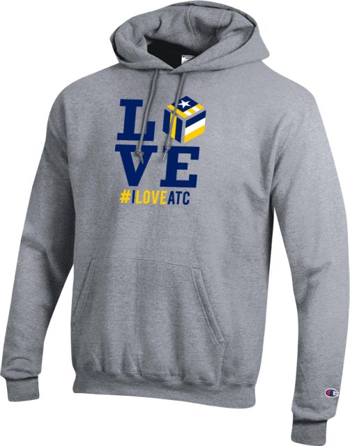 Atlanta Tech College Champion Fleece Hoodie I Love ATC - ONLINE ONLY