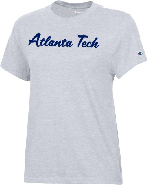 Atlanta Tech College Champion Womens Core Short Sleeve Tee Atlanta Tech Script Design - ONLINE ONLY