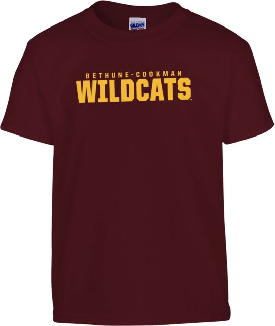 Bethune Cookman Youth T Shirt Bethune Cookman Wildcats Stacked - ONLINE ONLY