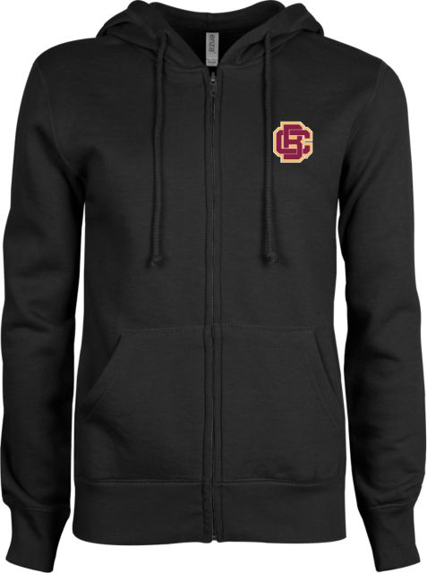 Bethune Cookman ENZA Ladies Fleece Full Zip Hoodie Primary Mark - ONLINE ONLY