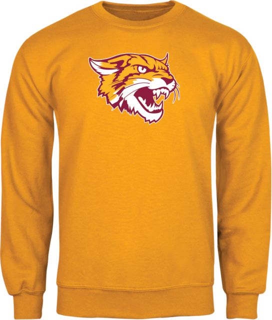 Bethune Cookman Fleece Crew Wildcat Head - ONLINE ONLY