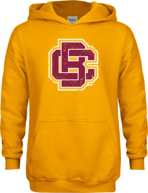 Bethune Cookman Youth Fleece Hoodie Primary Mark Distressed - ONLINE ONLY