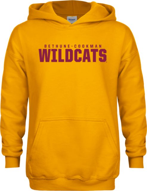 Bethune Cookman Youth Fleece Hoodie Bethune Cookman Wildcats Stacked - ONLINE ONLY